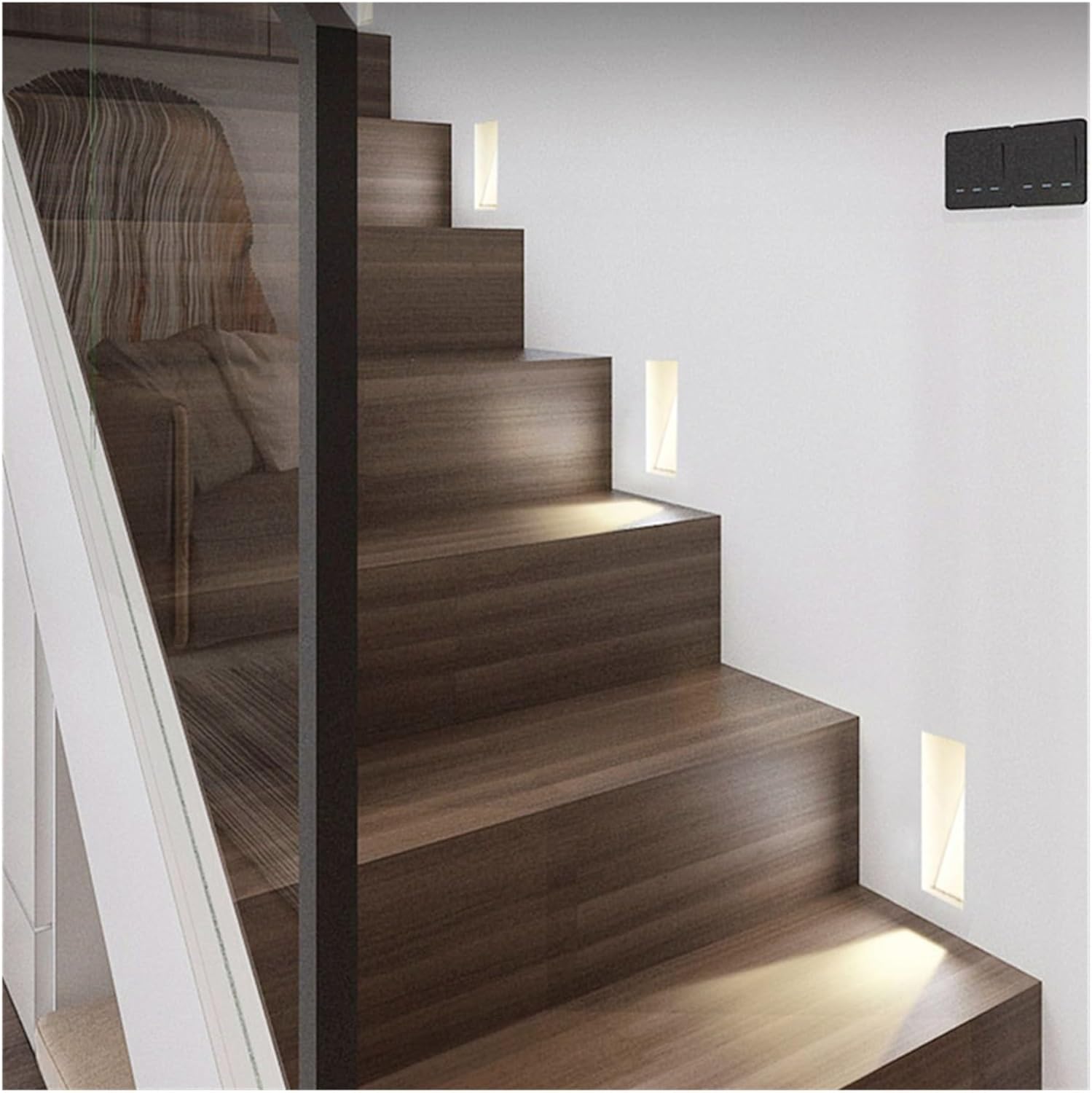 Stair Lights | Modern Step Wall Lights-Wall Light-Sasha Sydney