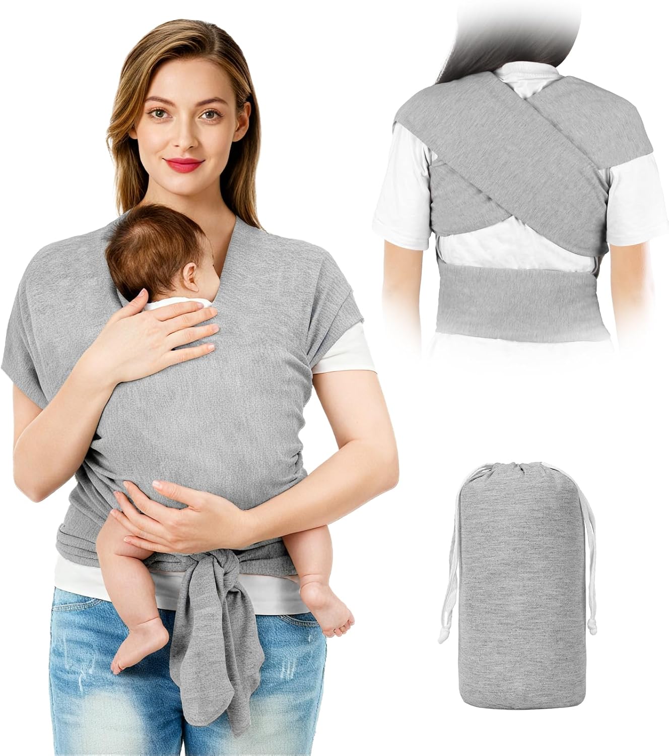 Baby Wrap Carrier Sling | Front Carry Infant Carrier Daily Use-Baby Carrier-Sasha Sydney