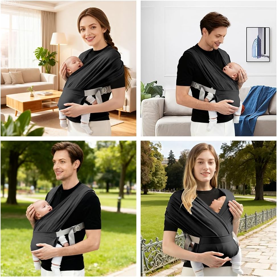 Baby Wrap Carrier Sling | Front Carry Infant Carrier Daily Use-Baby Carrier-Sasha Sydney