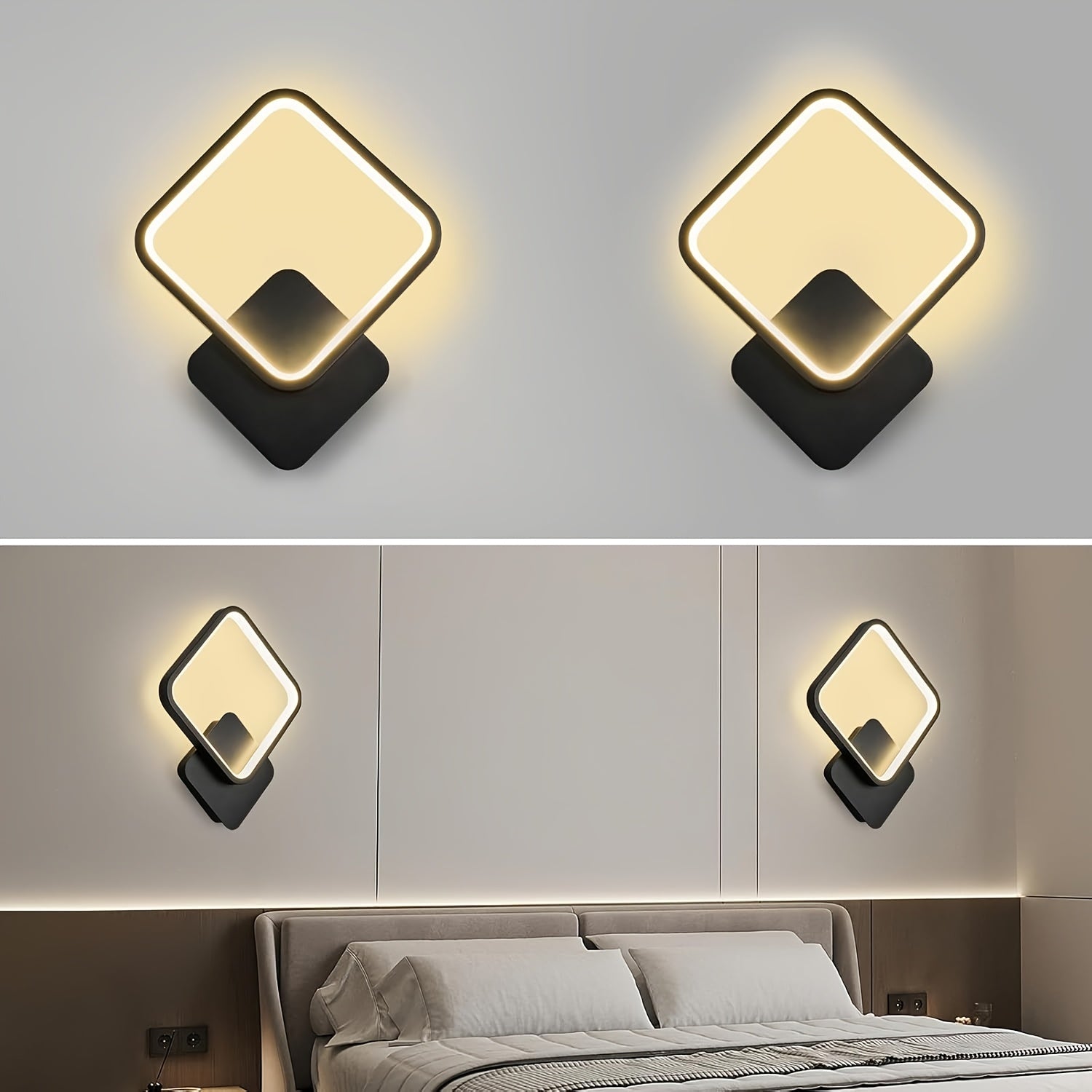 Wall Lamp | Minimalist Square Wall Light-Wall Light-Sasha Sydney