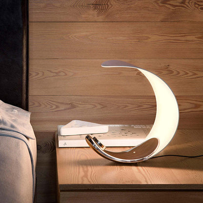 Designer Table Lamp | Modern Half Moon Light-Table Lamp-Sasha Sydney