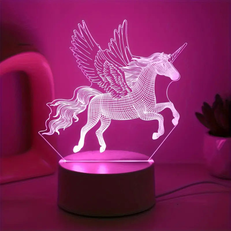 Unicorn Night Light | LED Decorative Lamp-Night Light-Sasha Sydney