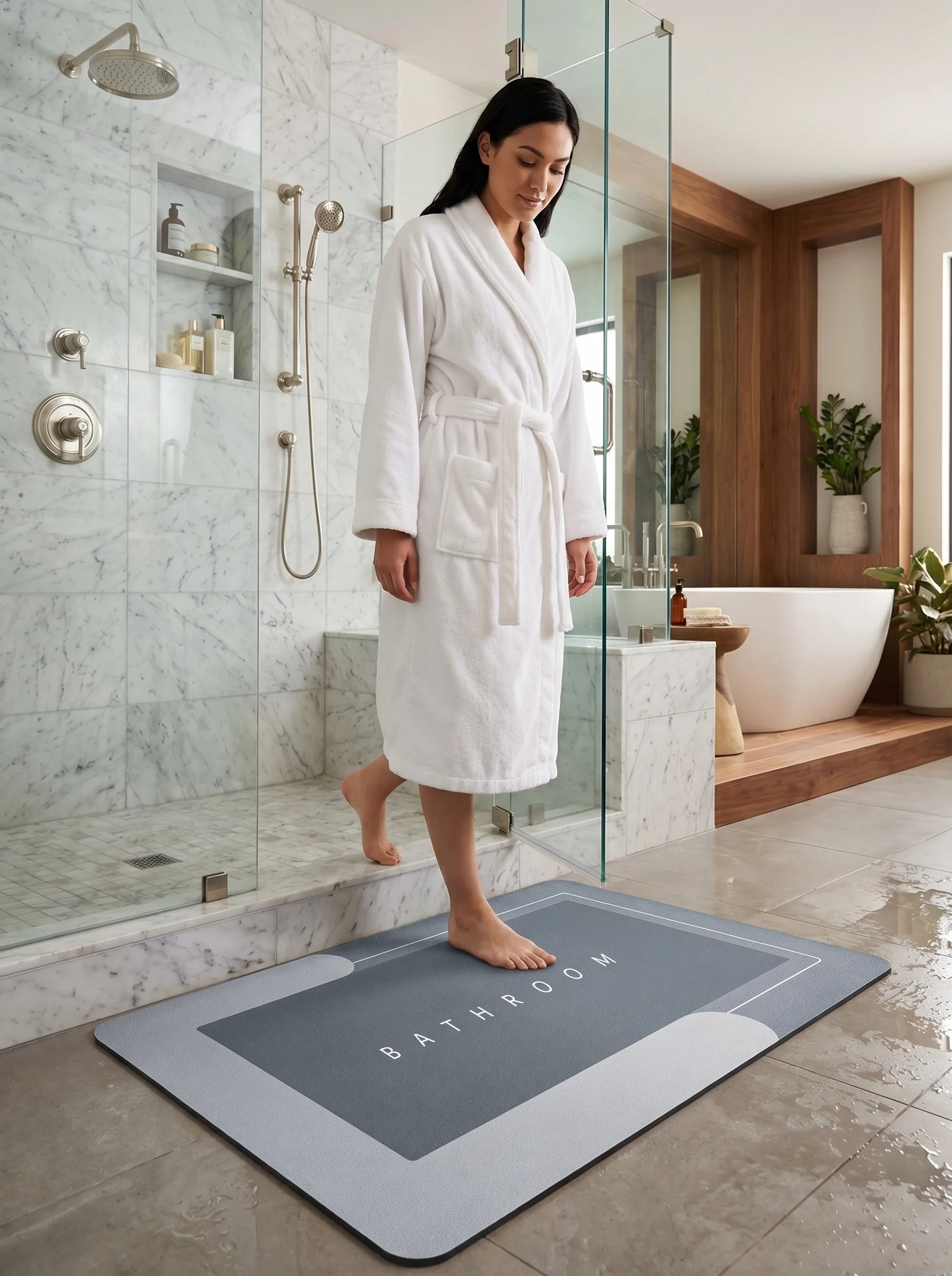 Bath Mat | Non Slip Bath Mat-Bathroom Mat-Sasha Sydney