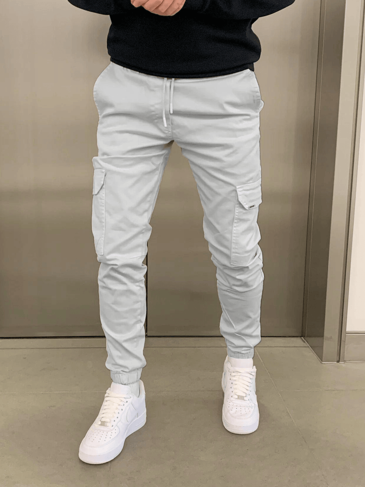 Caleb | Men Tapered Cargo Joggers | Functional Comfort