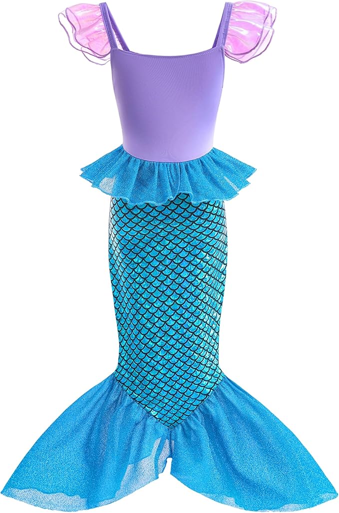 Ocean Princess Costume | Kids Little Mermaid Costume