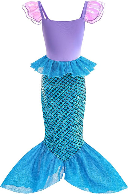 Ocean Princess Costume | Kids Little Mermaid Costume-Kids Costume-Sasha Sydney