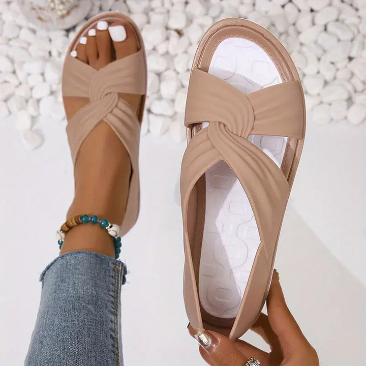 Lila | Women’s Elegant Comfort Slide Sandals | Casual Chic
