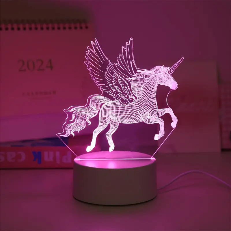Unicorn Night Light | LED Decorative Lamp-Night Light-Sasha Sydney