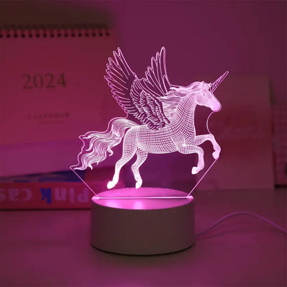 Unicorn Night Light | LED Decorative Lamp-Night Light-Sasha Sydney