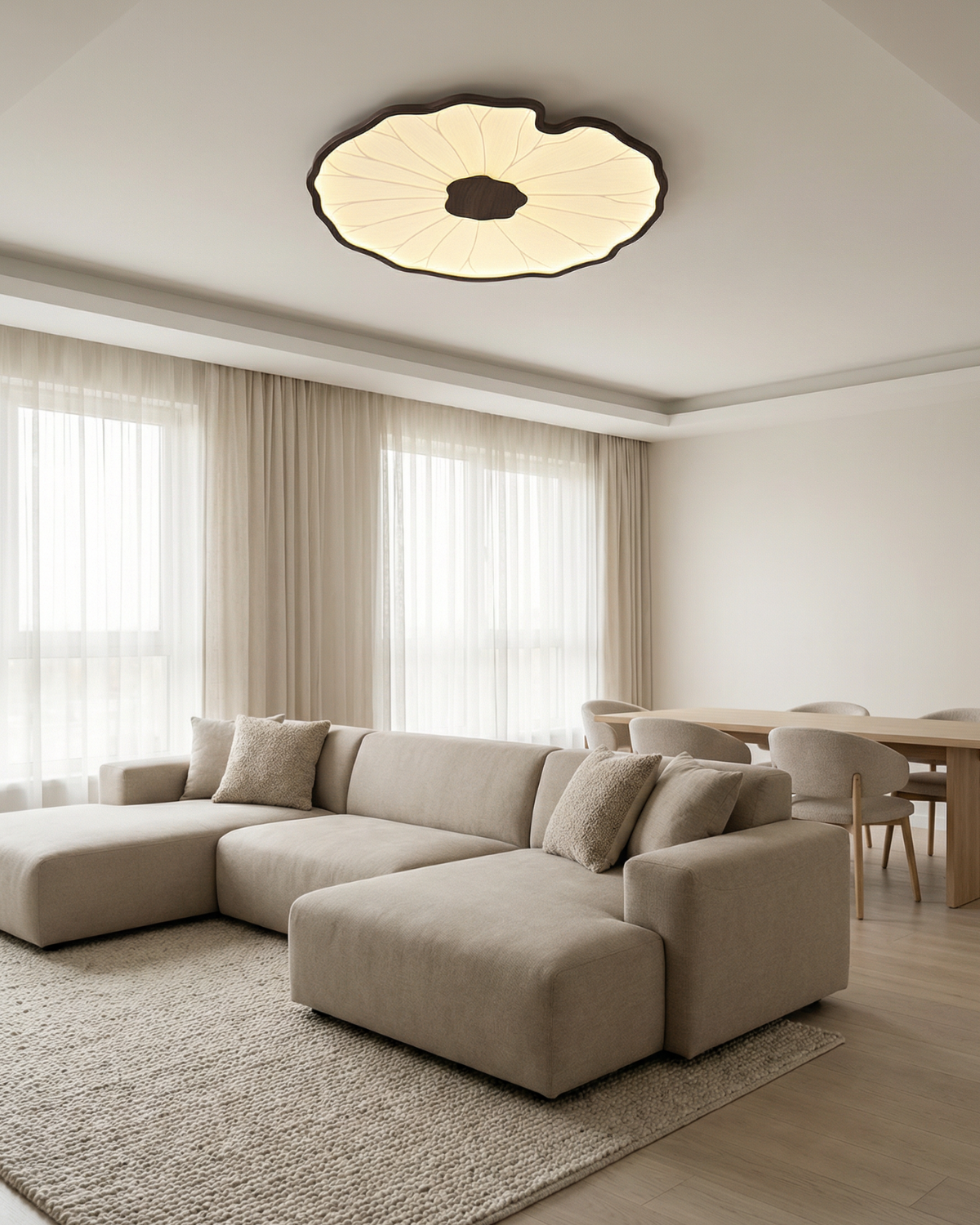 Flush Ceiling Light | Living Room Light-Ceiling Light-Sasha Sydney