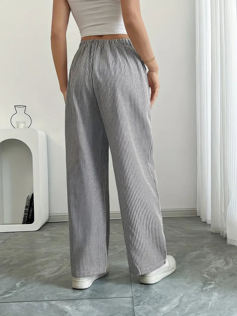 Alina | Women's Striped Pants | Comfortable & Flattering