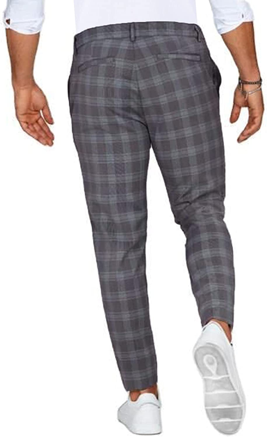 Mens Chinos | Striped Trousers For Men-Men Pants-Sasha Sydney