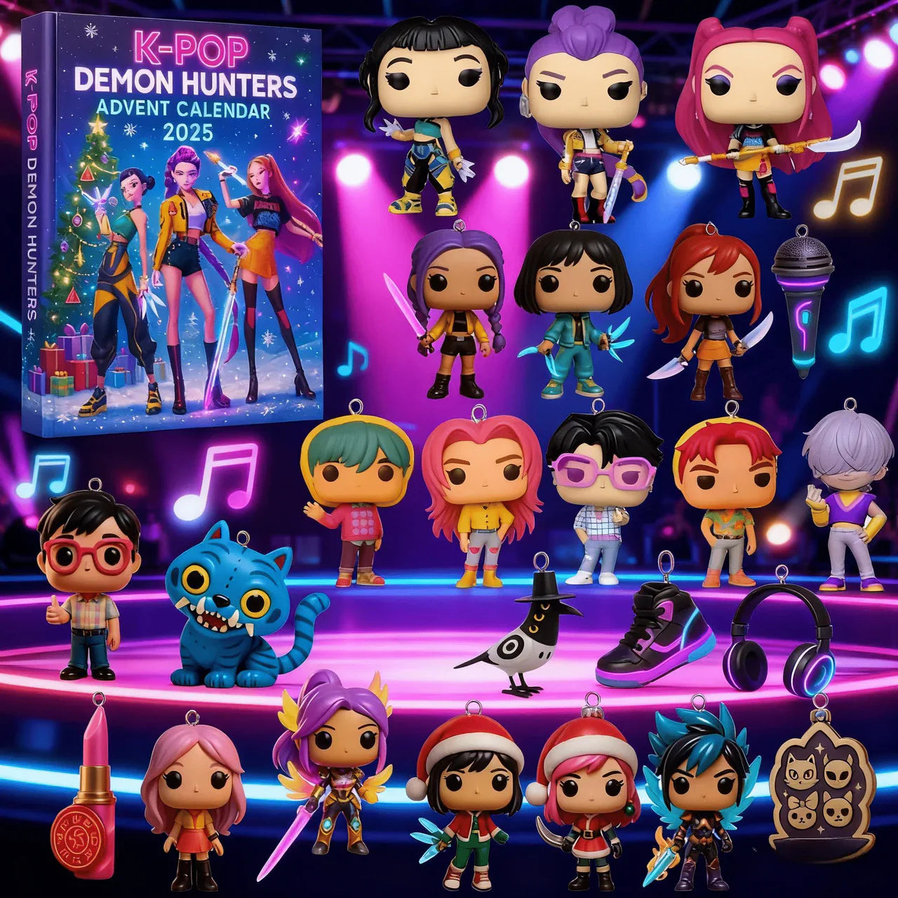 K Pop Advent Calendar | Character Theme Surprise Gift Countdown Collection-Advent Calendar-Sasha Sydney