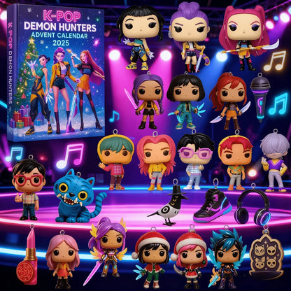 K Pop Advent Calendar | Character Theme Surprise Gift Countdown Collection-Advent Calendar-Sasha Sydney
