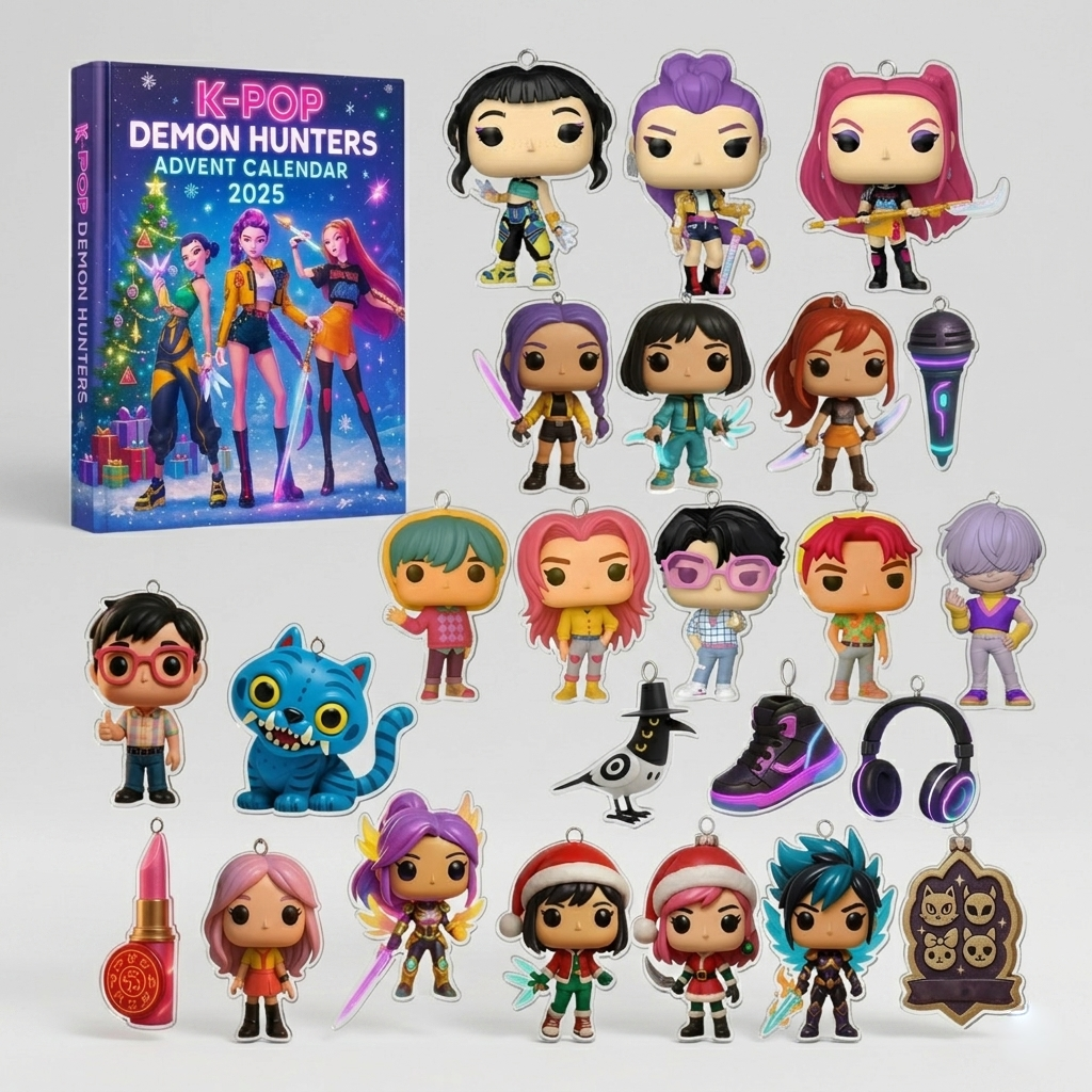 K Pop Advent Calendar | Character Theme Surprise Gift Countdown Collection-Advent Calendar-Sasha Sydney
