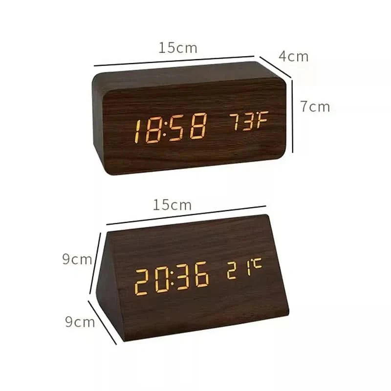 Desk Clock | LED Digital Table Clock-Alarm Clock-Sasha Sydney