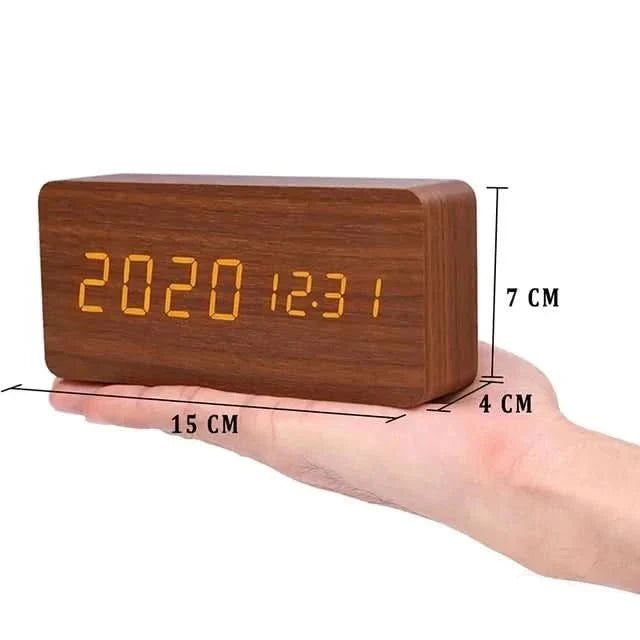 Desk Clock | LED Digital Table Clock-Alarm Clock-Sasha Sydney