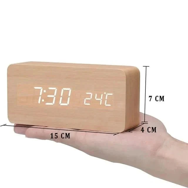 Desk Clock | LED Digital Table Clock-Alarm Clock-Sasha Sydney