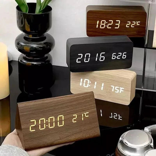 Desk Clock | LED Digital Table Clock-Alarm Clock-Sasha Sydney
