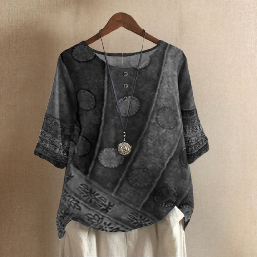 Liora | Women Patchwork Style Top | Breathable Comfort