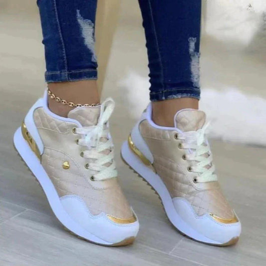 Women Platform Sneakers | Casual Lace-Up Style