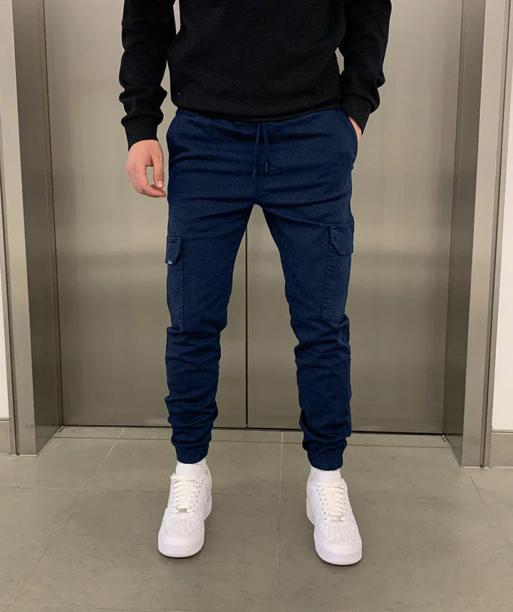 Caleb | Men Tapered Cargo Joggers | Functional Comfort