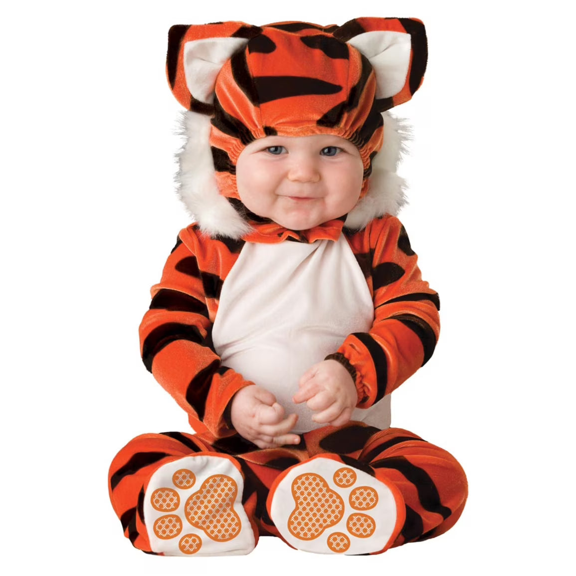 Baby Tiger Costume | Hooded Animal Jumpsuit Infant Outfit-Kids Costume-Sasha Sydney