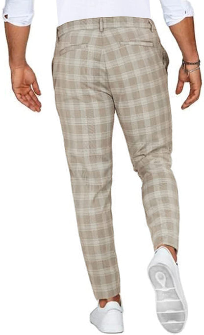 Mens Chinos | Striped Trousers For Men-Men Pants-Sasha Sydney