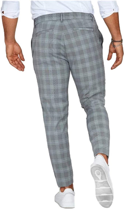 Mens Chinos | Striped Trousers For Men-Men Pants-Sasha Sydney