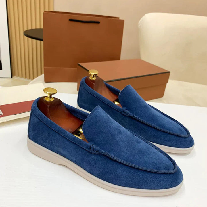 Eliot | Men’s Suede Slip-On Loafers | Multi-Color Classic
