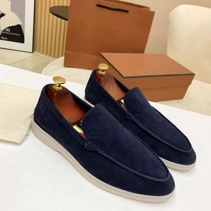 Eliot | Men’s Suede Slip-On Loafers | Multi-Color Classic