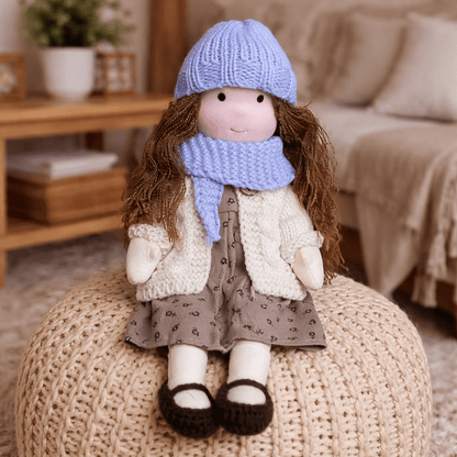 Plush Rag Doll Toy | Soft Cuddly Companion Imaginative Play-Toy-Sasha Sydney