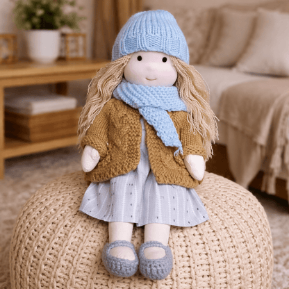 Plush Rag Doll Toy | Soft Cuddly Companion Imaginative Play-Toy-Sasha Sydney