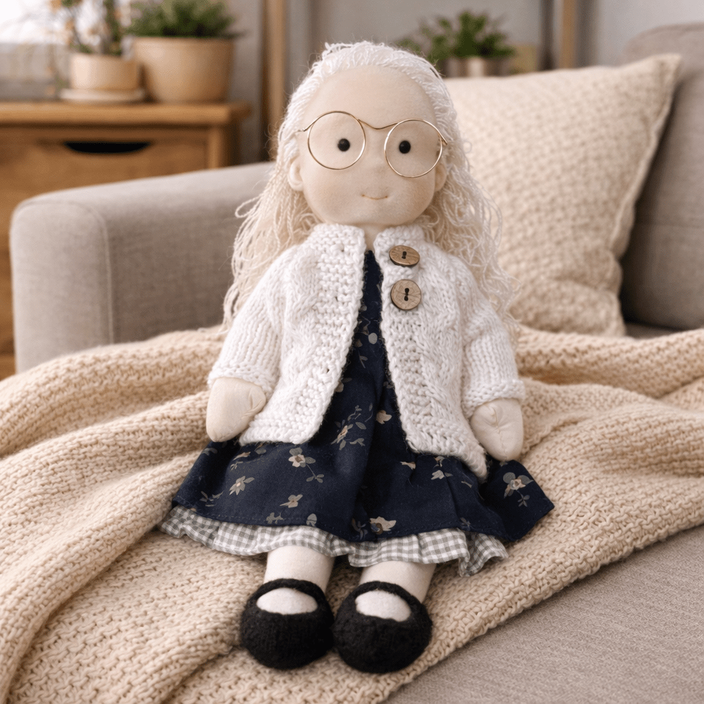 Plush Rag Doll Toy | Soft Cuddly Companion Imaginative Play-Toy-Sasha Sydney