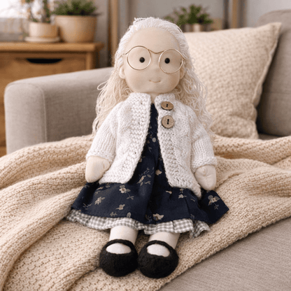 Plush Rag Doll Toy | Soft Cuddly Companion Imaginative Play-Toy-Sasha Sydney