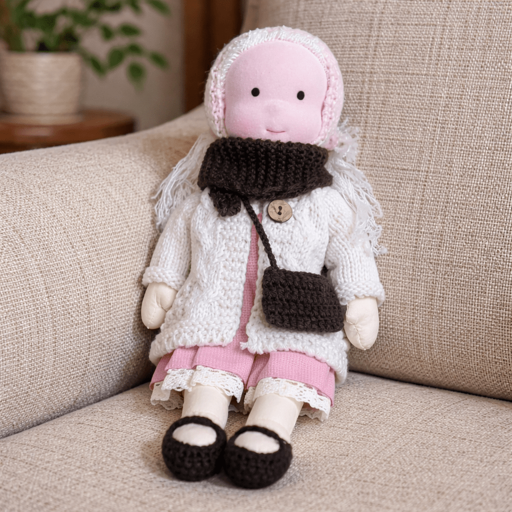 Plush Rag Doll Toy | Soft Cuddly Companion Imaginative Play-Toy-Sasha Sydney