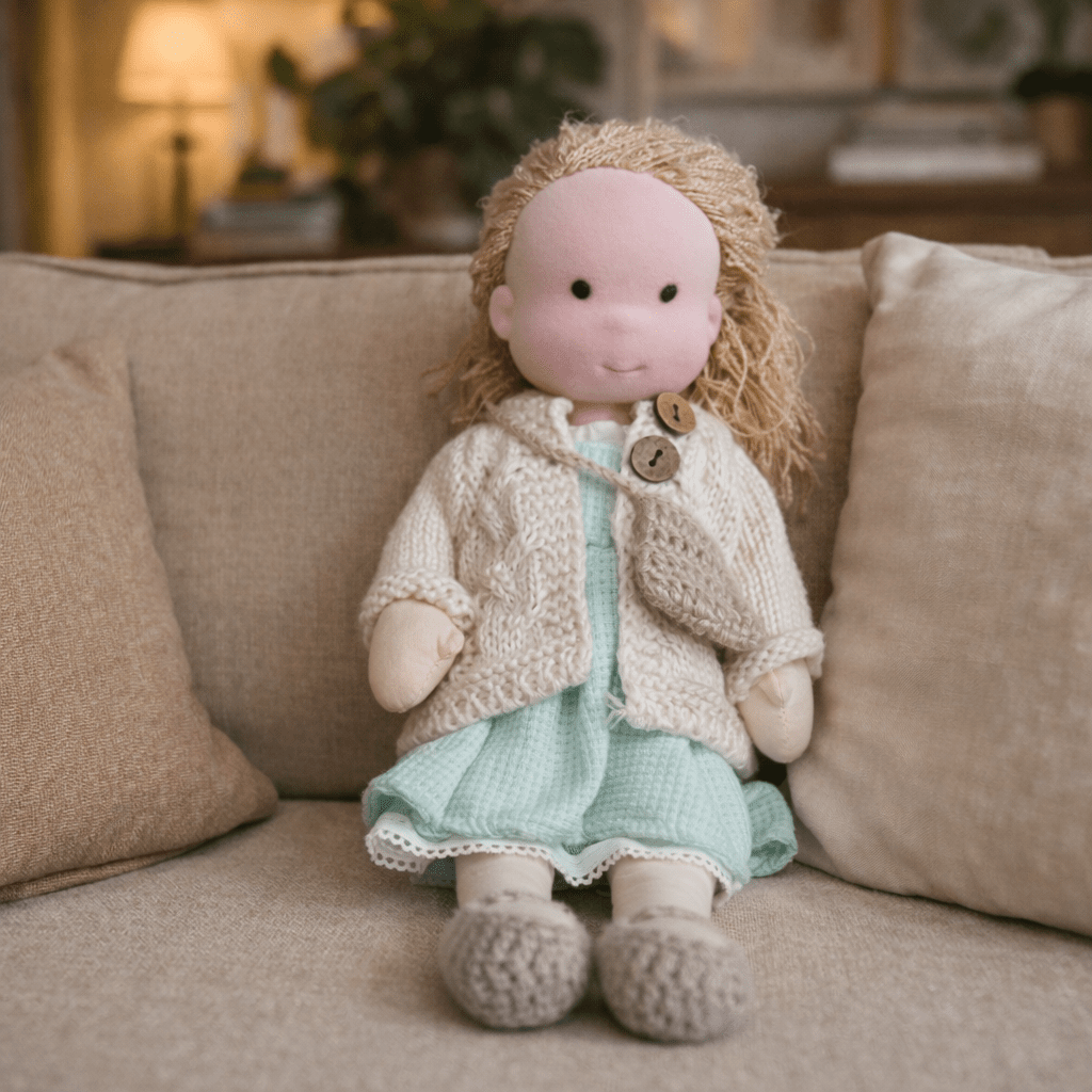 Plush Rag Doll Toy | Soft Cuddly Companion Imaginative Play-Toy-Sasha Sydney