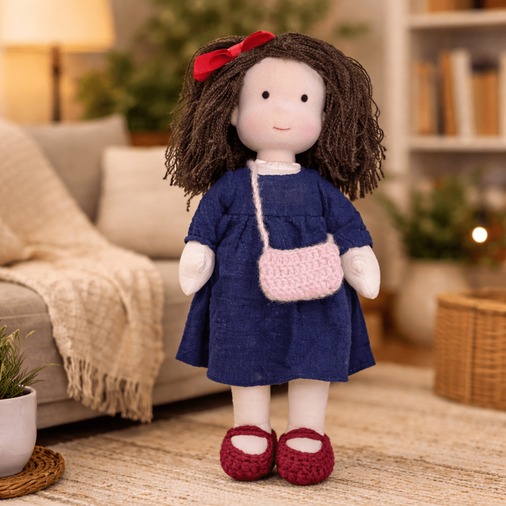 Plush Rag Doll Toy | Soft Cuddly Companion Imaginative Play-Toy-Sasha Sydney