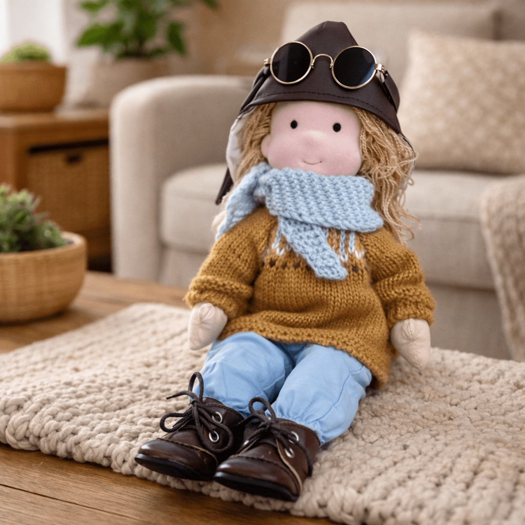 Plush Rag Doll Toy | Soft Cuddly Companion Imaginative Play-Toy-Sasha Sydney