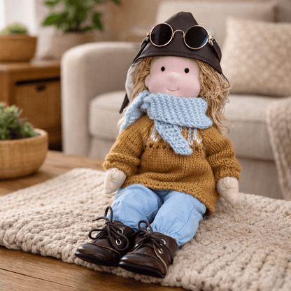 Plush Rag Doll Toy | Soft Cuddly Companion Imaginative Play-Toy-Sasha Sydney