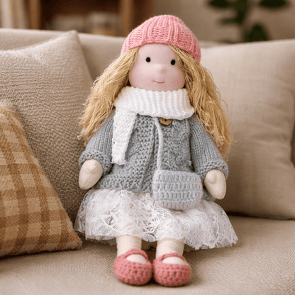 Plush Rag Doll Toy | Soft Cuddly Companion Imaginative Play-Toy-Sasha Sydney