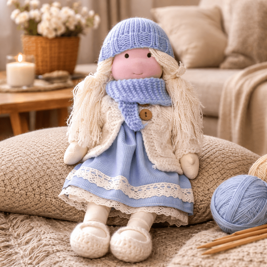 Plush Rag Doll Toy | Soft Cuddly Companion Imaginative Play-Toy-Sasha Sydney