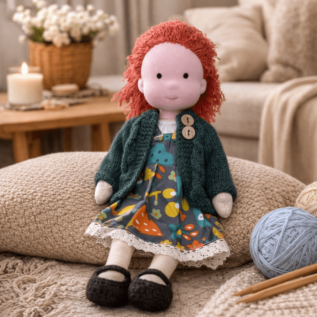 Plush Rag Doll Toy | Soft Cuddly Companion Imaginative Play-Toy-Sasha Sydney