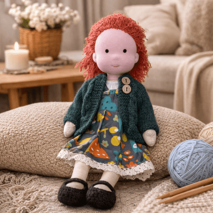 Plush Rag Doll Toy | Soft Cuddly Companion Imaginative Play-Toy-Sasha Sydney