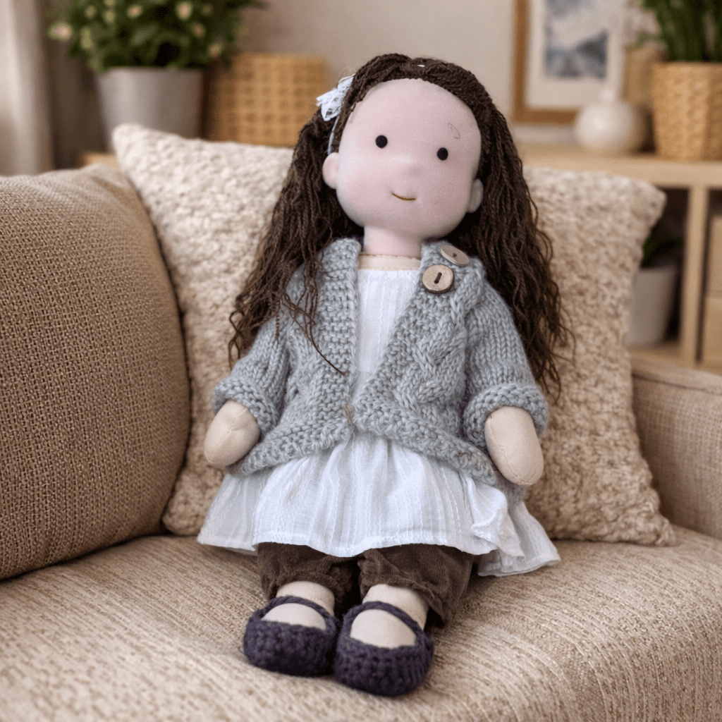 Plush Rag Doll Toy | Soft Cuddly Companion Imaginative Play-Toy-Sasha Sydney