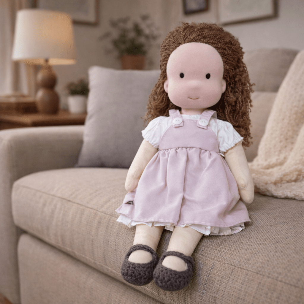 Plush Rag Doll Toy | Soft Cuddly Companion Imaginative Play-Toy-Sasha Sydney