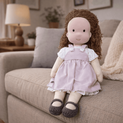 Plush Rag Doll Toy | Soft Cuddly Companion Imaginative Play-Toy-Sasha Sydney