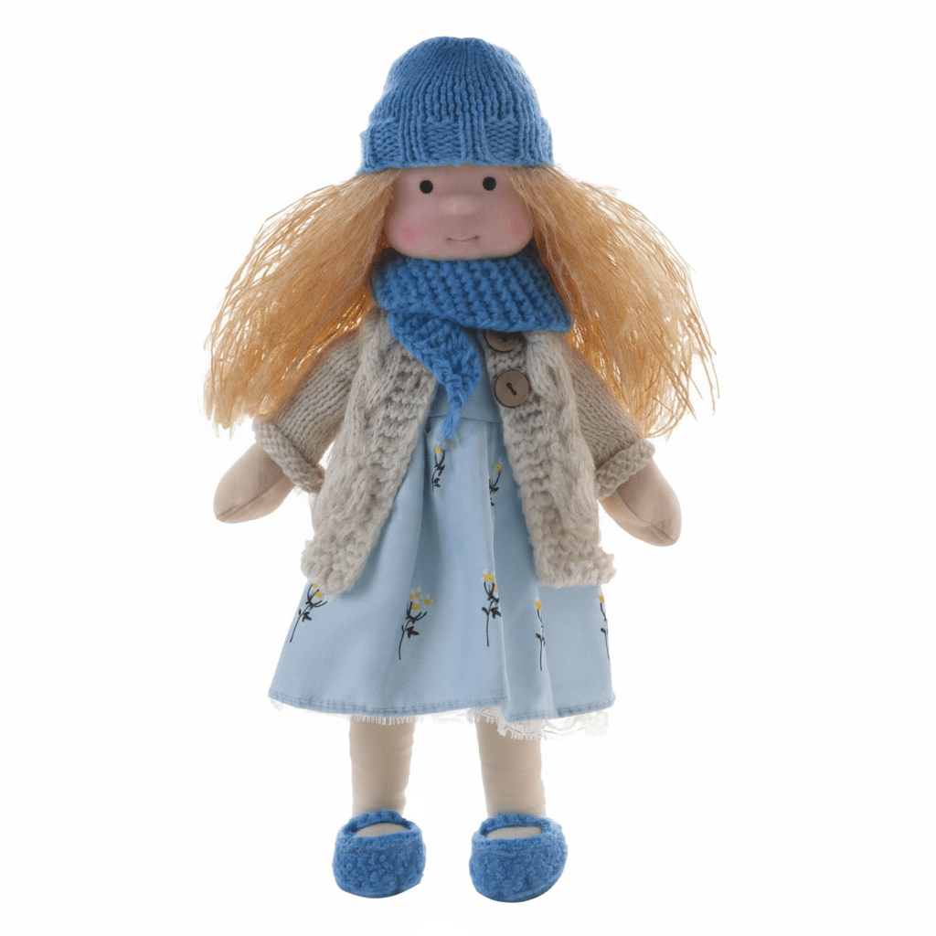 Plush Rag Doll Toy | Soft Cuddly Companion Imaginative Play-Toy-Sasha Sydney