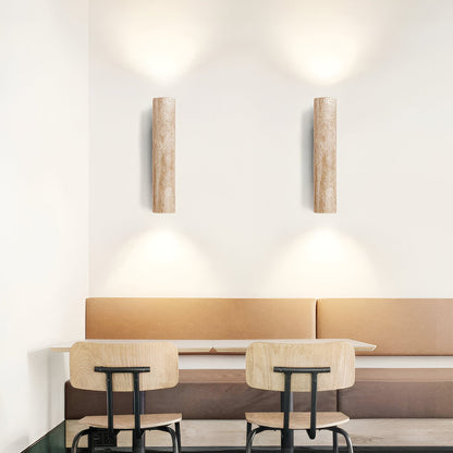 Up Down Wall Light | Japandi Stone Wall Sconce-Wall Lamp-Sasha Sydney