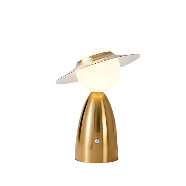 Wireless Lamp | Art Deco Bedside Lamp-Table Lamp-Sasha Sydney